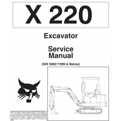 Bobcat X220 - instrukcje napraw - schematy - DTR - service manuals - Bobcat X 220